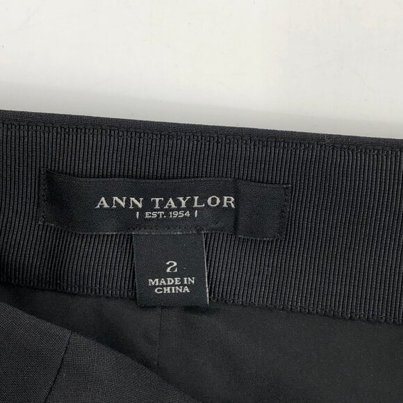 Ann Taylor Black Straight & Pencil Midi Skirt | Versatile for All Seasons - Picture 5 of 6
